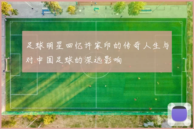 足球明星回忆许家印的传奇人生与对中国足球的深远影响