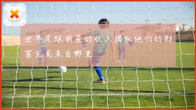 世界足球明星的收入揭秘他们的财富究竟来自哪里