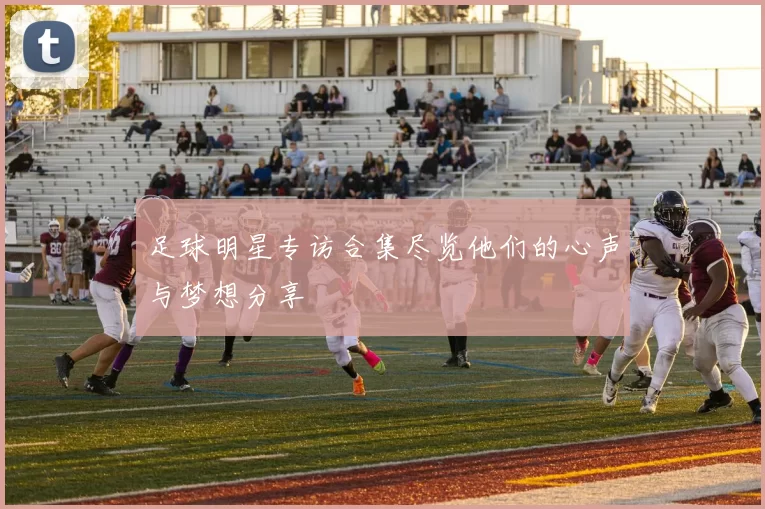 足球明星专访合集尽览他们的心声与梦想分享
